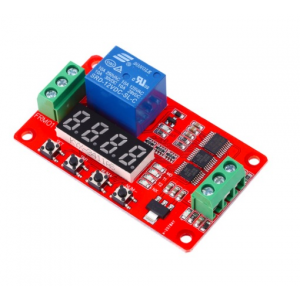 HR0355 5V/12V/24V DC Multifunction Self-lock Relay PLC Cycle Delay Time Timer Switch Module FRM01